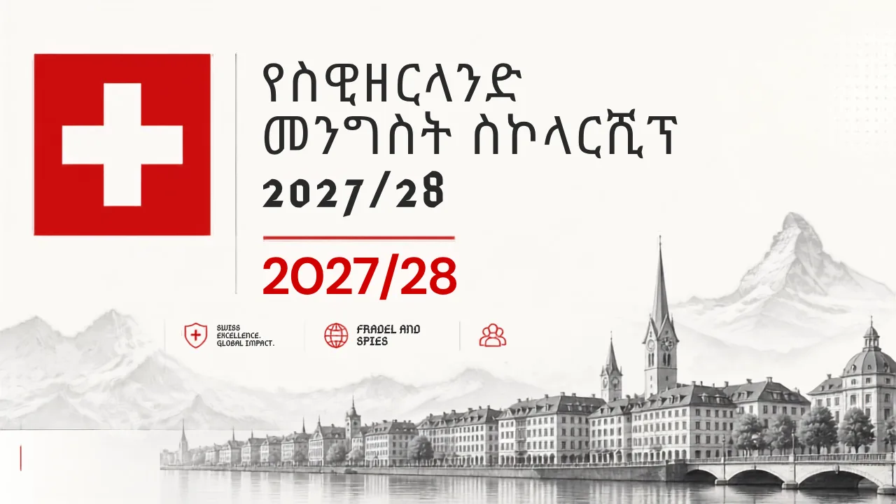 Swiss Government Excellence Scholarships 2027/28 (Fully Funded)