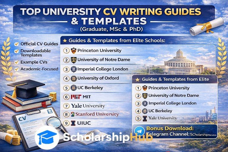 Top University CV Writing Guides & Templates