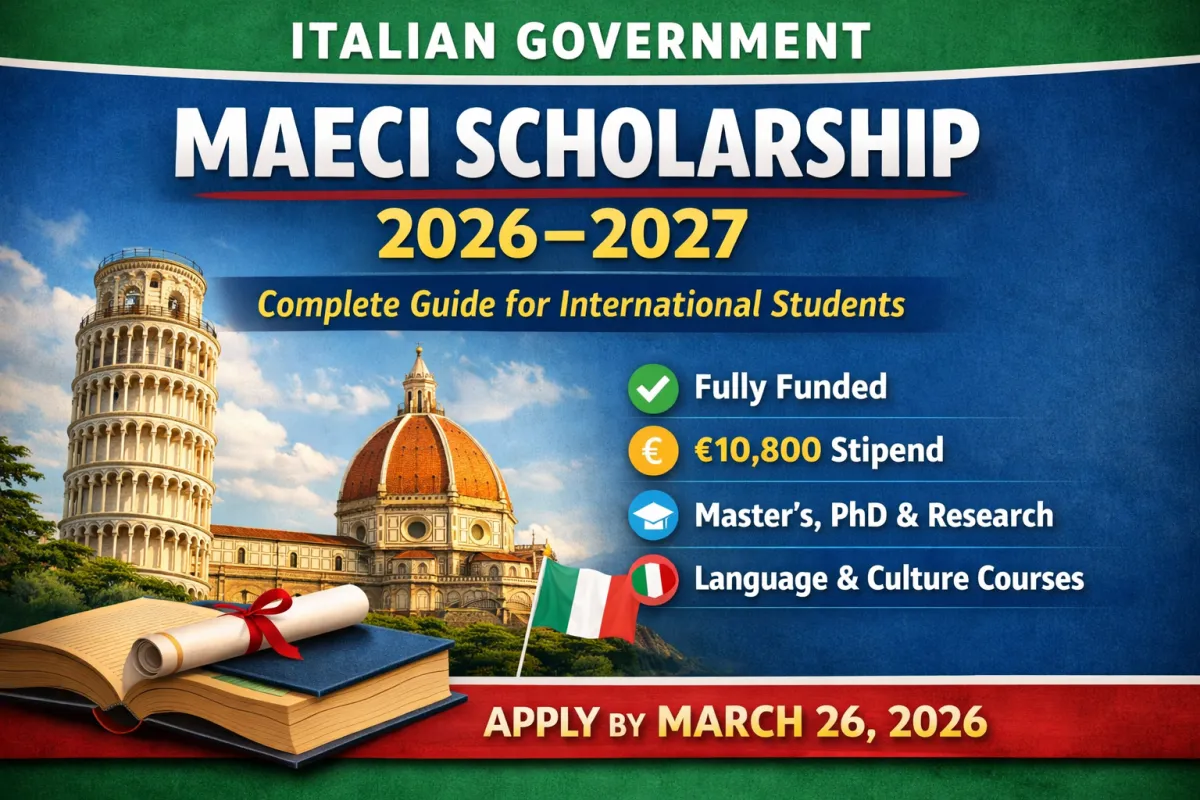 Italian Government MAECI Scholarship 2026–2027: Complete Guide for International Students